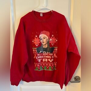 Taylor Swift Holiday Christmas Sweatshirt Sweater